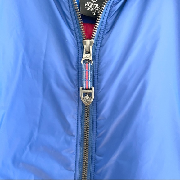 Kuhl Projekt Firefly Pacific Blue Insulated Puffer Jacket w Hood Women’s XS - Picture 9 of 12